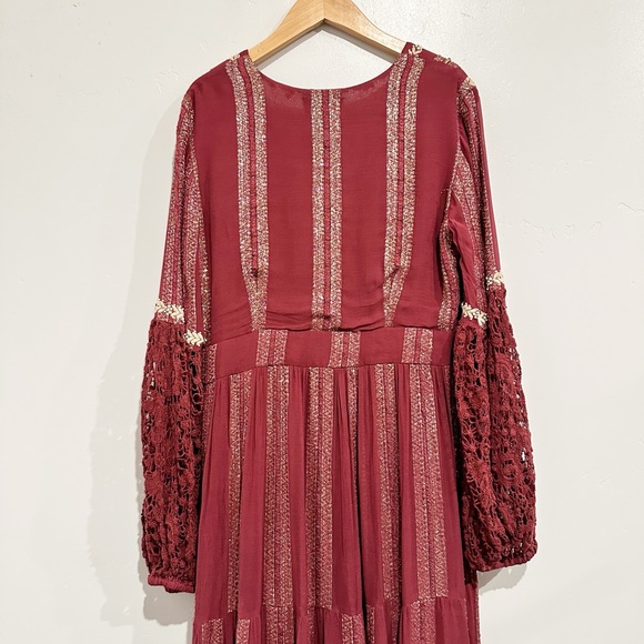 Anthropologie Verb Pallavi Singhee Embellished Dress Size 8 - Picture 8 of 14